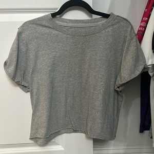 Free People cropped tee